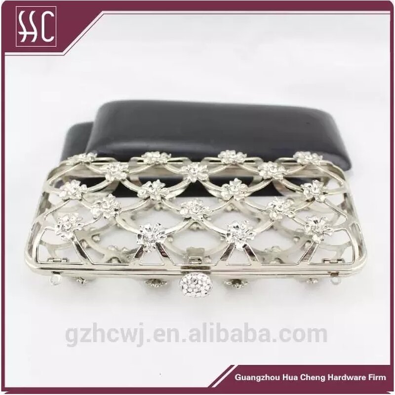 Metal Box Frame Manufacturer - OEM/ODM Fashion Gold Color for Lady Clutch Wholesale