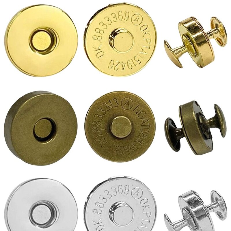 Decorative Snap Buttons Factory - OEM/ODM Custom Logo Engraved 18mm Strong Magnet for Garments