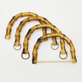 Wooden Bead Handle Manufacturer - OEM/ODM Fashion Design Decorative Handbag DIY with Rope