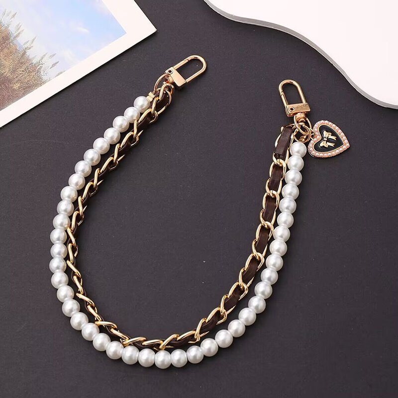 Phone Wrist Strap Manufacturer - OEM/ODM Cute Elastic Assorted Color Handbag Handle Keychain