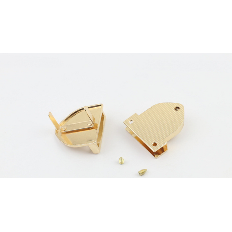 Bag Lock Manufacturer - OEM/ODM Custom Logo Color Oval Shape Turn Lock for Leather Handbag