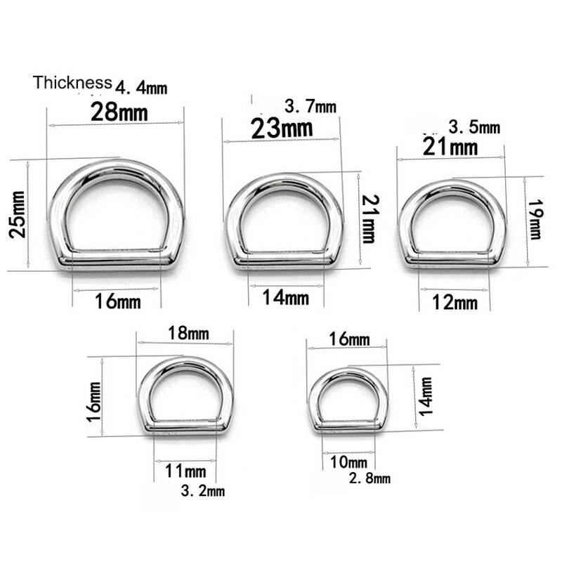 D Ring Bag Hardware Manufacturer - OEM/ODM High Quality Silver Gold Stainless Steel