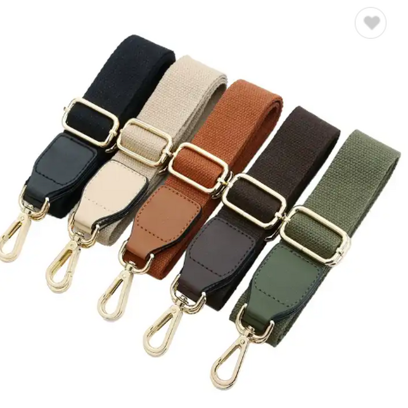 Adjustable Bag Strap Manufacturer - OEM/ODM Custom 38mm Wide Nylon Cotton Crossbody Belt