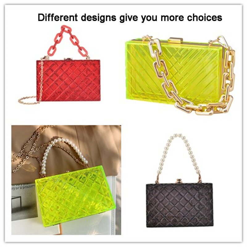 Acrylic Clear Purse Factory - OEM/ODM 2023 Fashion Cute Transparent Candy Crossbody Bag