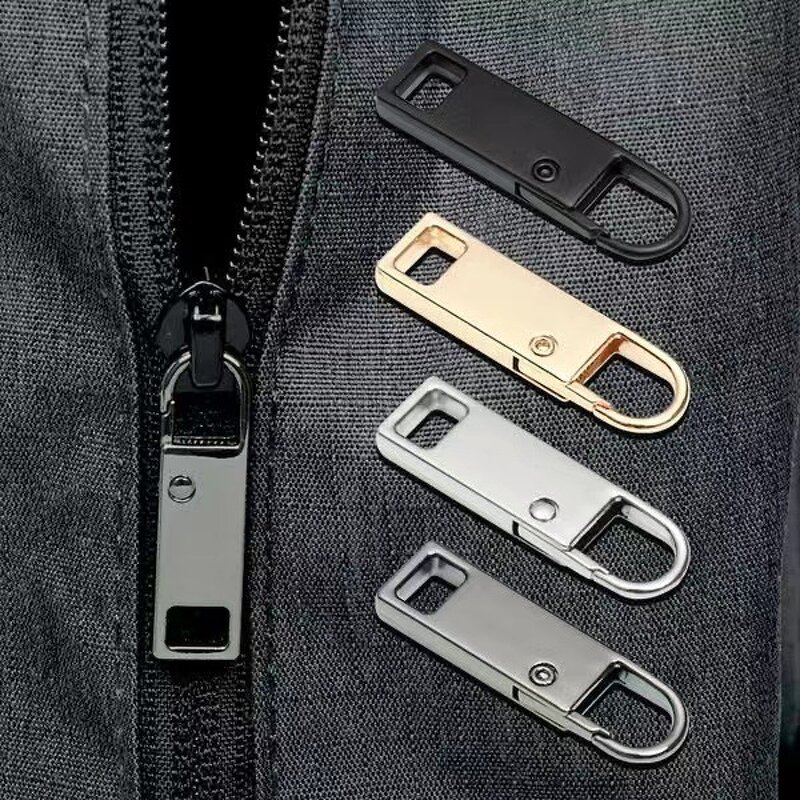 Zipper Pulls Manufacturer - OEM/ODM Custom Brand Logo Open-Type Slider Replacement for Garments