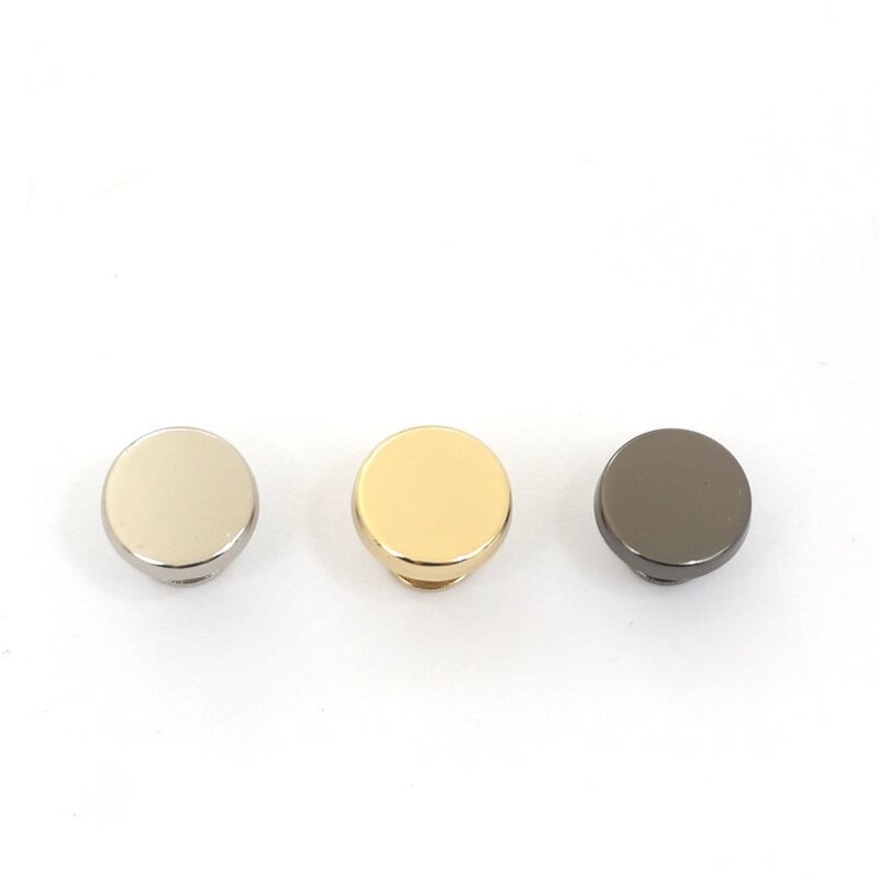 Metal Stud Manufacturer - OEM/ODM Custom logo 9-20mm Zinc Alloy Screw Back for Shoes Garment