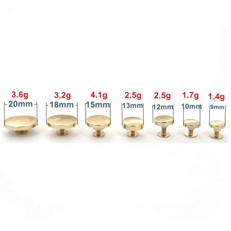 Metal Stud Manufacturer - OEM/ODM Custom logo 9-20mm Zinc Alloy Screw Back for Shoes Garment