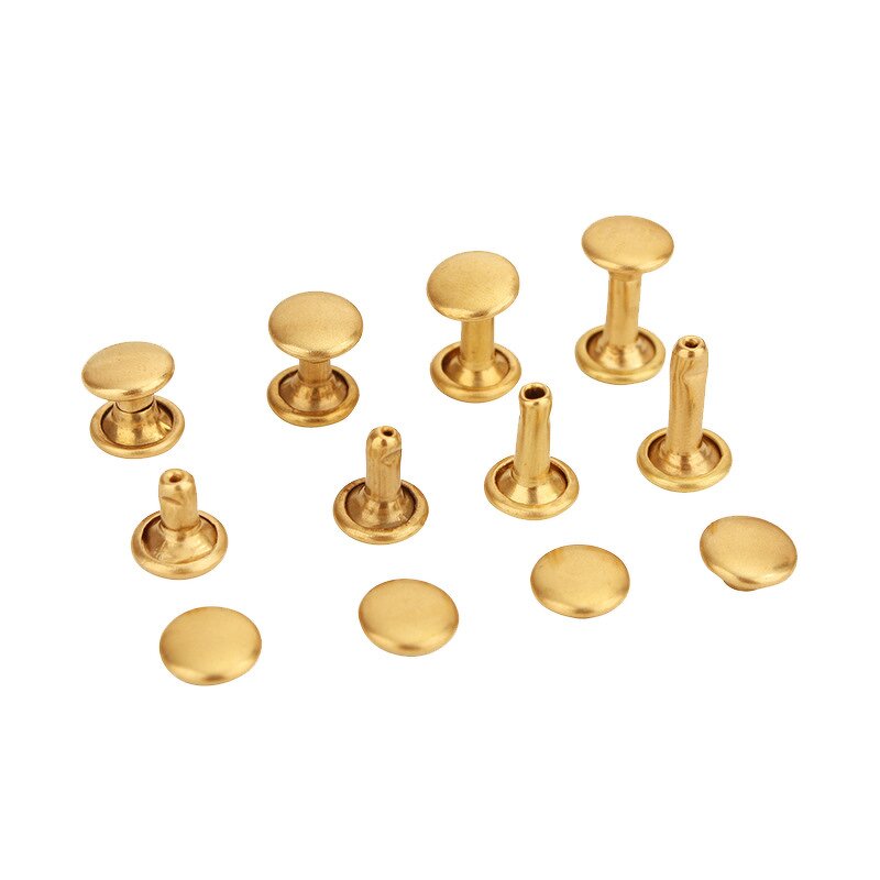 Metal Dome Rivet Manufacturer - OEM/ODM 8mm Bronze for Shoes Garment Leather Bags Decoration