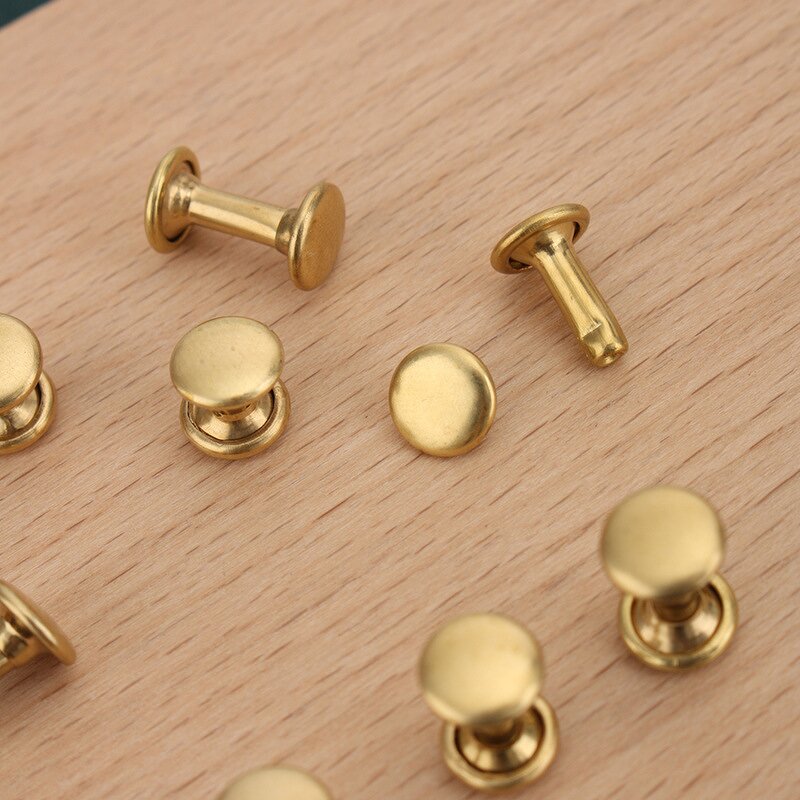 Metal Dome Rivet Manufacturer - OEM/ODM 8mm Bronze for Shoes Garment Leather Bags Decoration