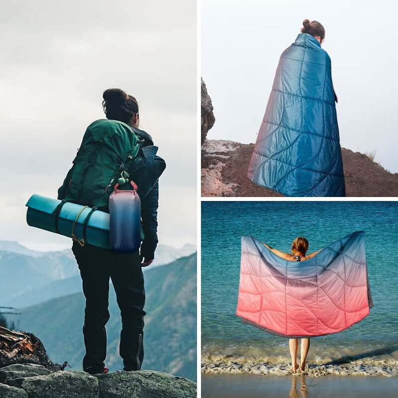 Camping Blanket Manufacturer - Custom Printed Nylon Wearable Puffy