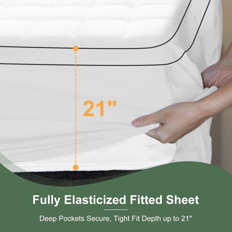 Mattress Topper Manufacturer - Soft Cooling Extra-Deep Pocket Overfilled