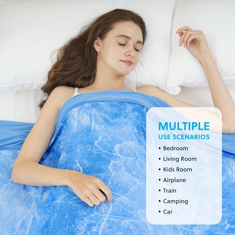 Cooling Blanket Factory - Multi-Use Machine Washable Double-Sided Cold