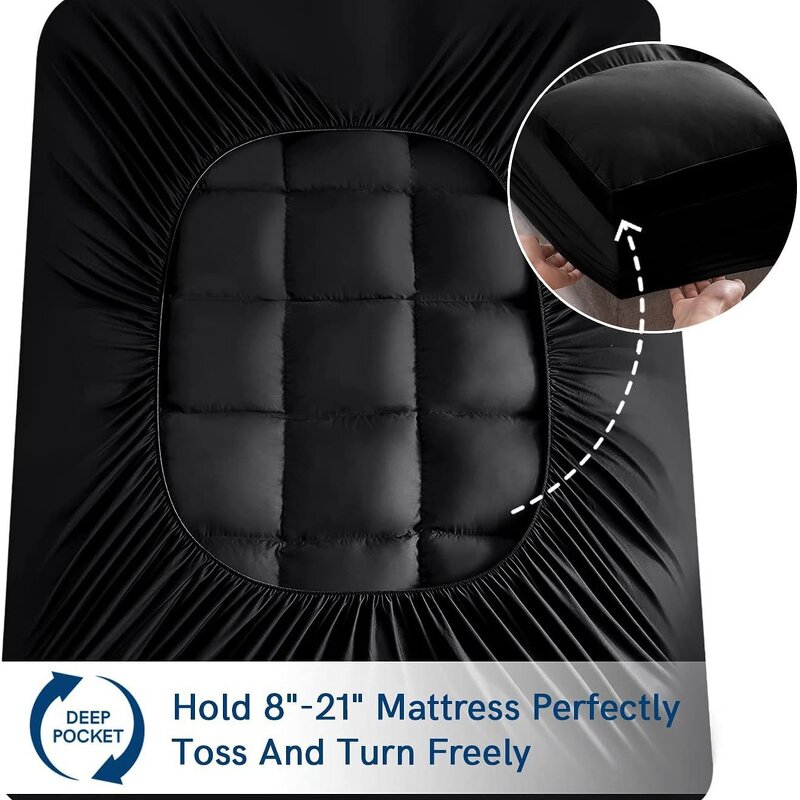 Mattress Topper Manufacturer - Queen Size Fluffy Microfiber Cooling