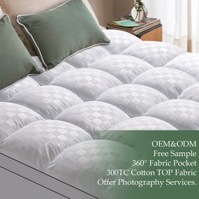 Mattress Topper Manufacturer - Soft Cooling Extra-Deep Pocket Overfilled