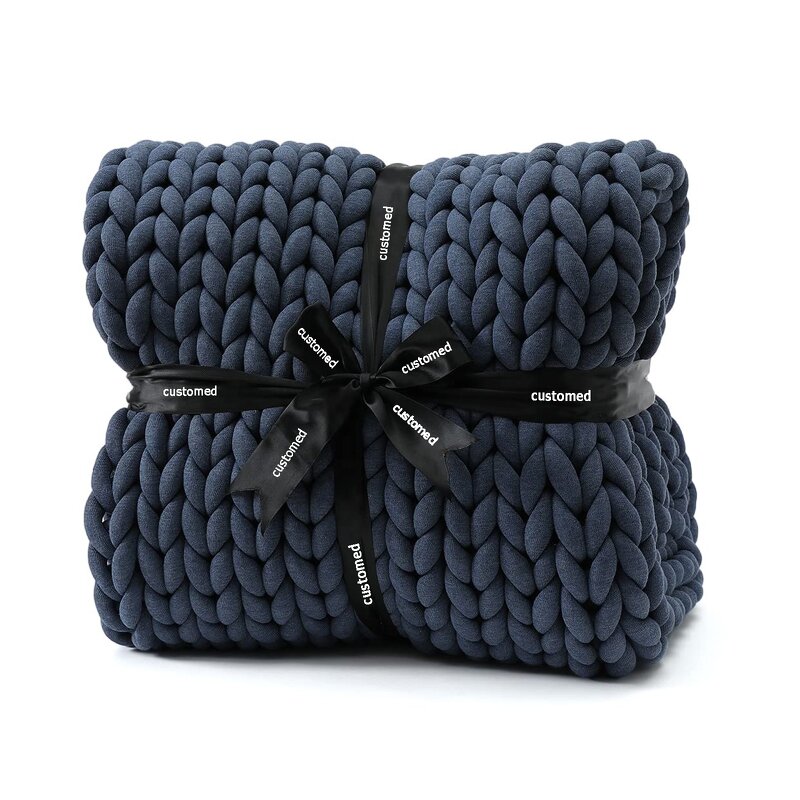 Weighted Blanket Factory - Recycled Polyester Breathable Chunky Knit