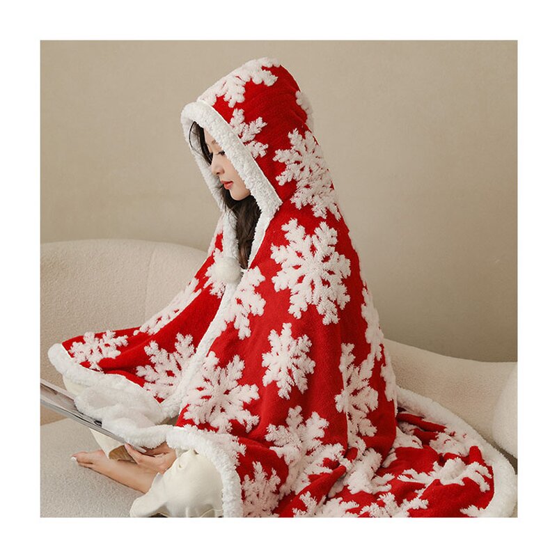 Hooded Blanket Manufacturer - Custom Logo Flannel Fleece for Kids Adults