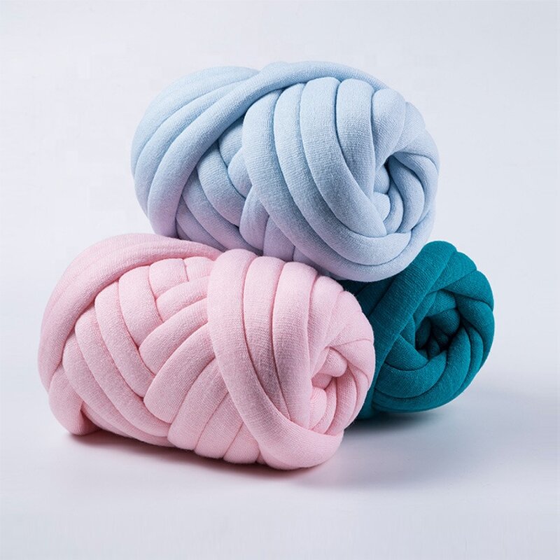 Chunky Tube Yarn Manufacturer - Polyester Blended Anti-Static Melange