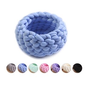 Pet Bed Manufacturer - Super Chunky Weaving Round Knitting Design