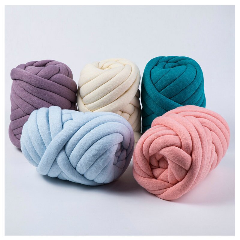 Chunky Tube Yarn Factory - Blend Cotton Anti-Static Melange Yarn