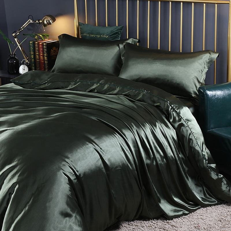 Bedding Set Factory - Custom Satin Pillowcase Duvet Cover Set