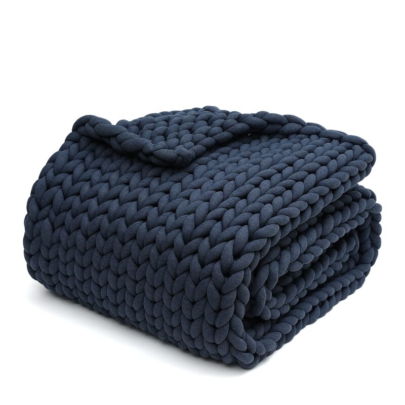 Weighted Blanket Factory - Recycled Polyester Breathable Chunky Knit