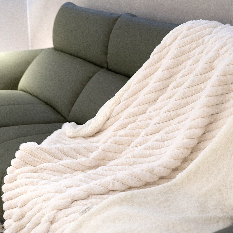 Faux Fur Blanket Factory - Long Hair Plush King Size Winter Blanket