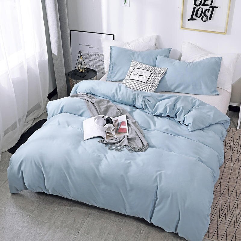Duvet Cover Set Factory - Luxury Solid Color Modern 3 Piece Set