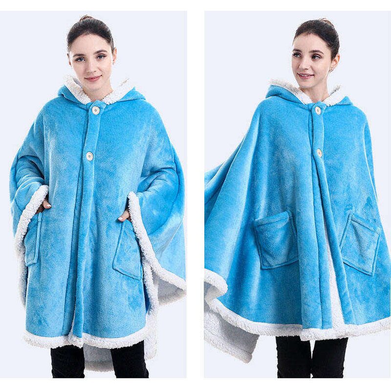 Wearable Blanket Factory - Super Soft Sherpa Sweatshirt Hoodie