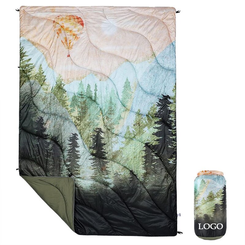 Camping Blanket Factory - Hot Sale Custom Printed Waterproof Down