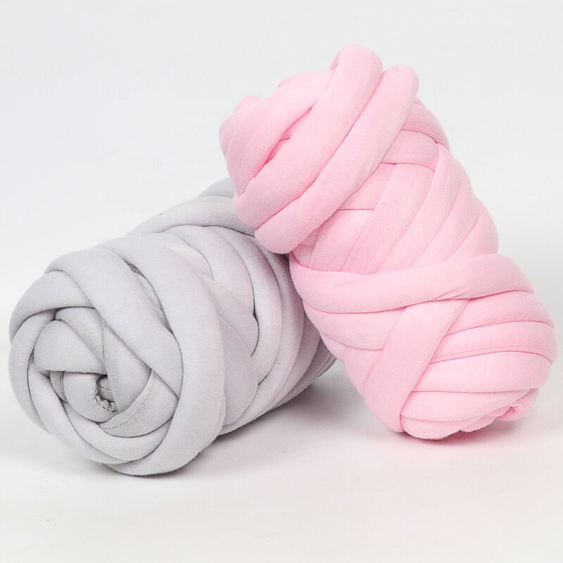 Chunky Tube Yarn Factory - Giant Velvet Cotton Blended DIY Yarn