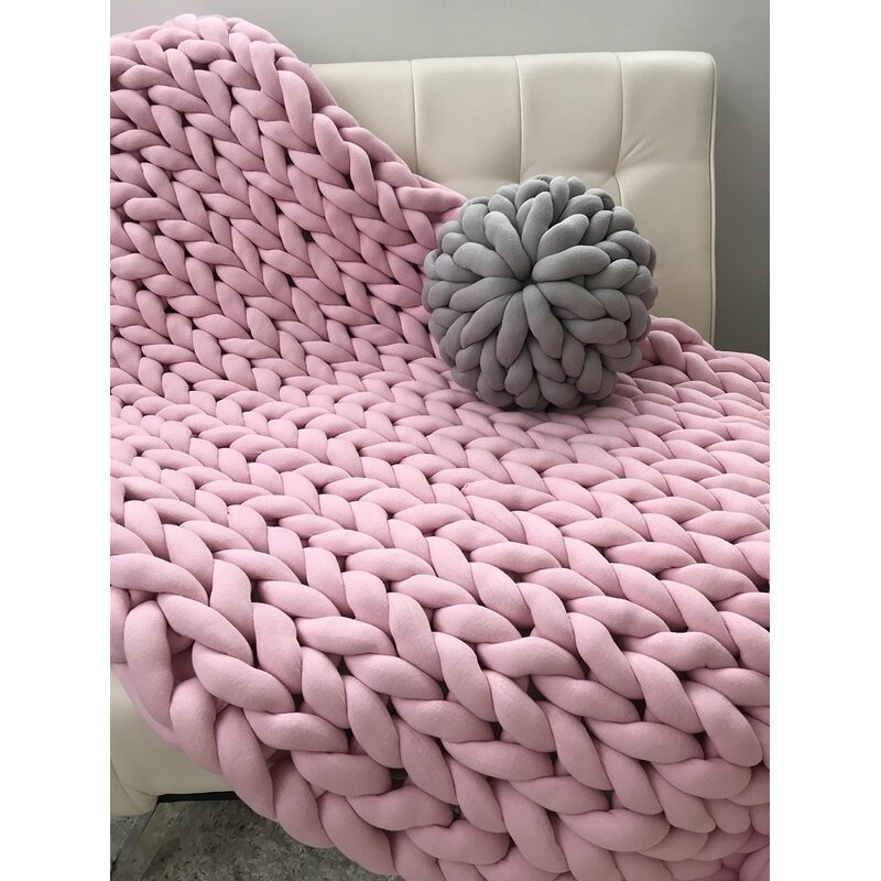 Weighted Blanket Factory - Travel Breathable Cable Knitted