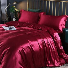 Bedding Set Factory - Custom Satin Pillowcase Duvet Cover Set