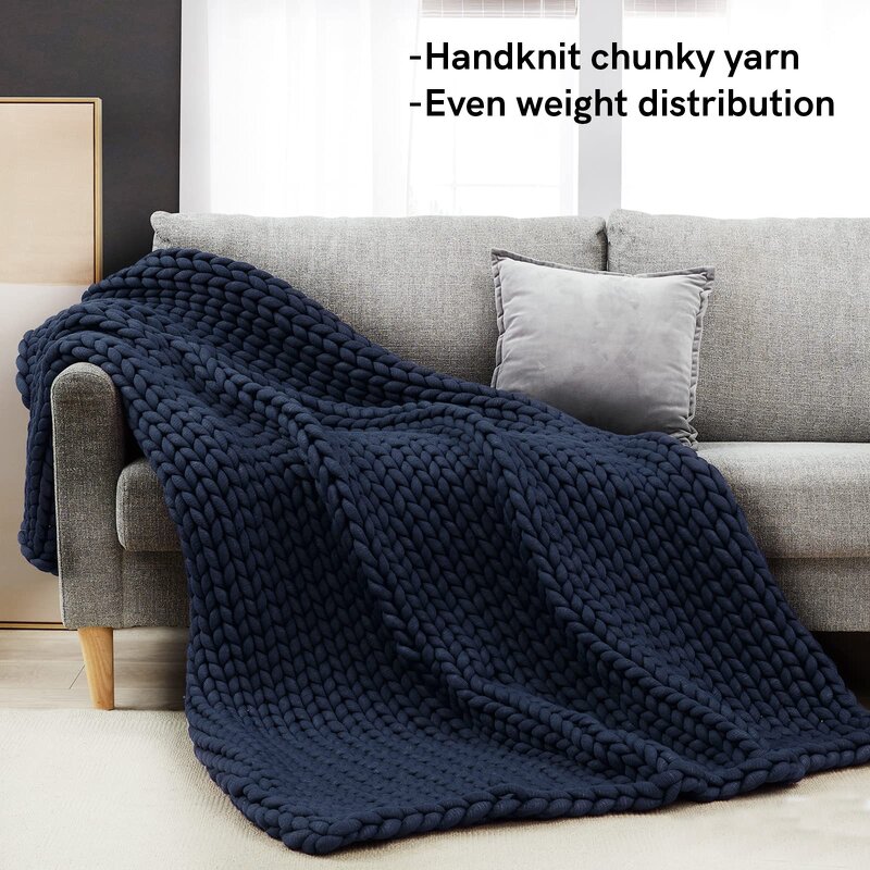 Weighted Blanket Factory - Recycled Polyester Breathable Chunky Knit