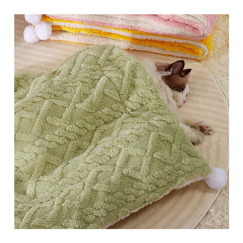 Dog Blanket Factory - Fluffy Thicken Soft Washable Throw Sleep Mat