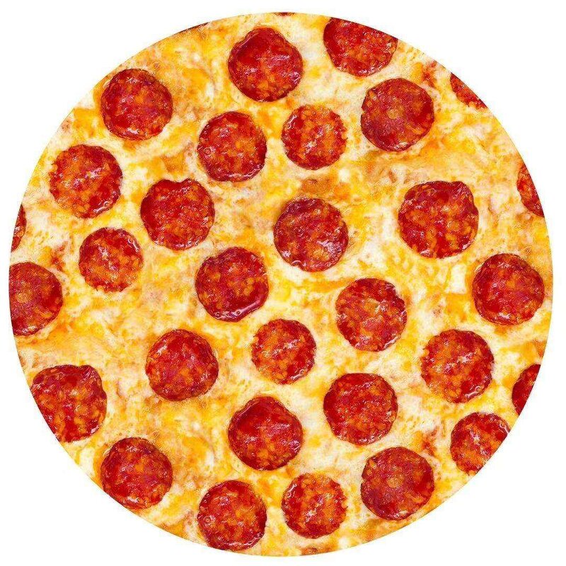 Tortilla Blanket Manufacturer - Hot Sale Custom Printing Funny Soft Round