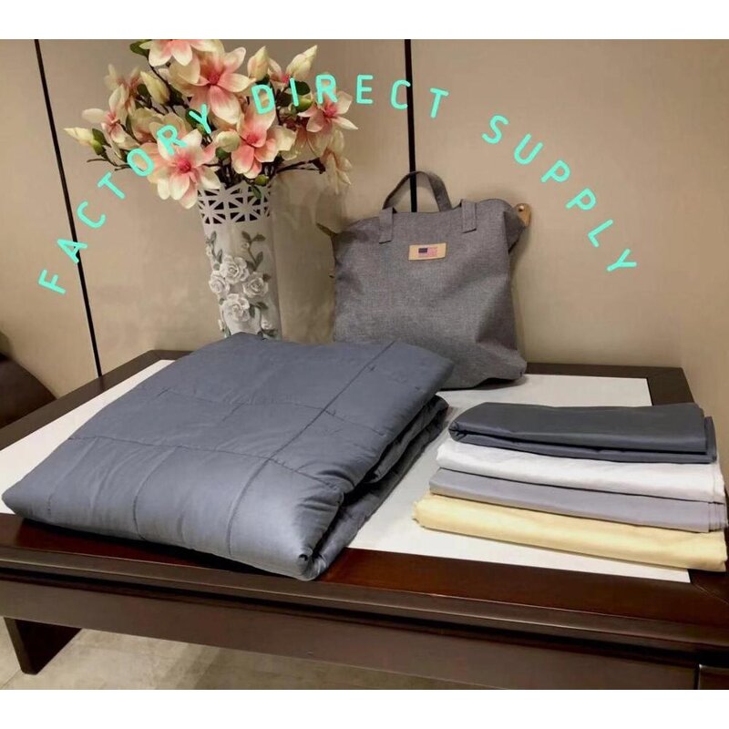 Weighted Blanket Factory - Cotton Shell Glass Bead Fill Washable