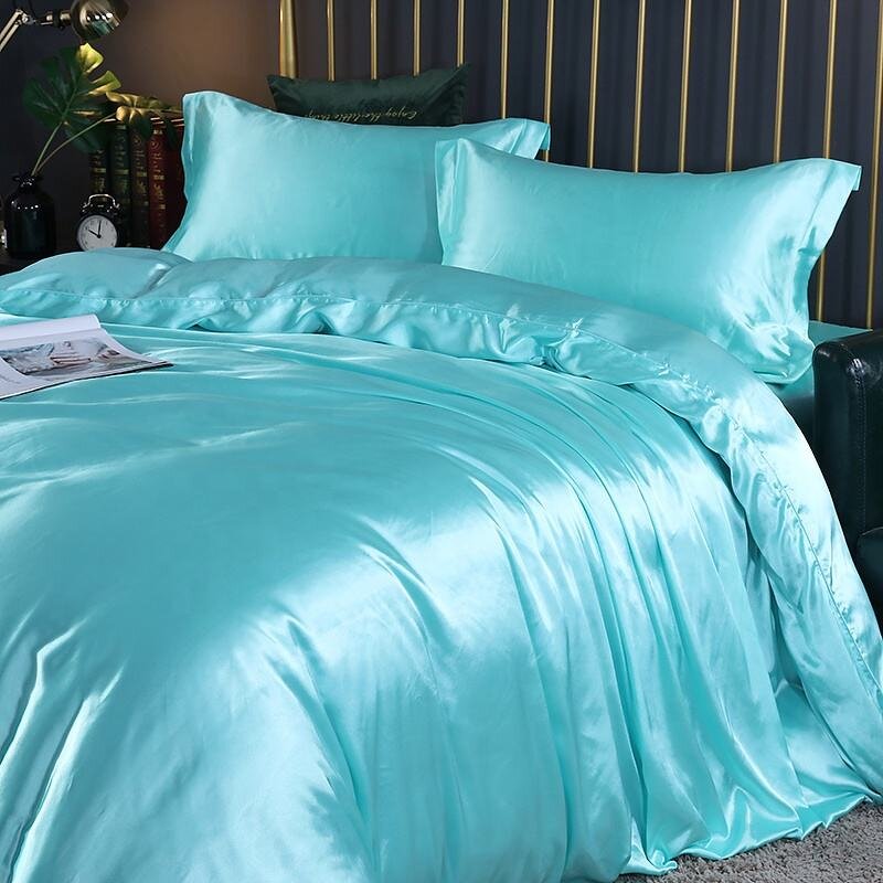 Bedding Set Factory - Custom Satin Pillowcase Duvet Cover Set