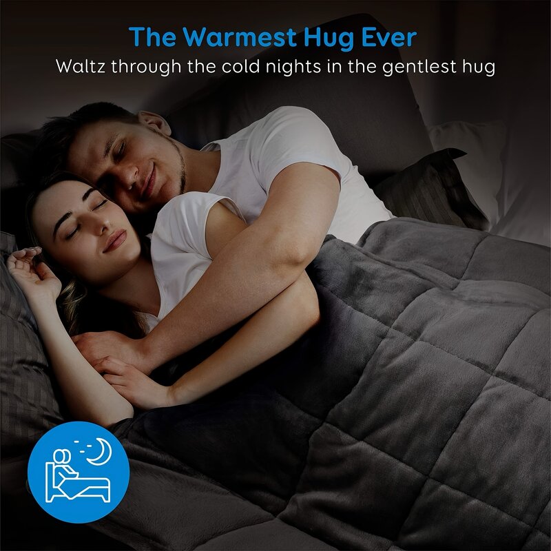 Weighted Blanket Factory - Premium Heavy Quilted Sherpa Fleece Custom