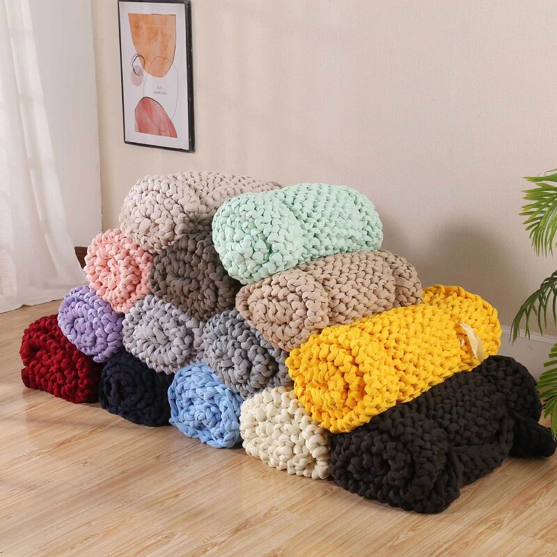 Weighted Blanket Supplier - Wholesale Hand Crochet Chunky Organic