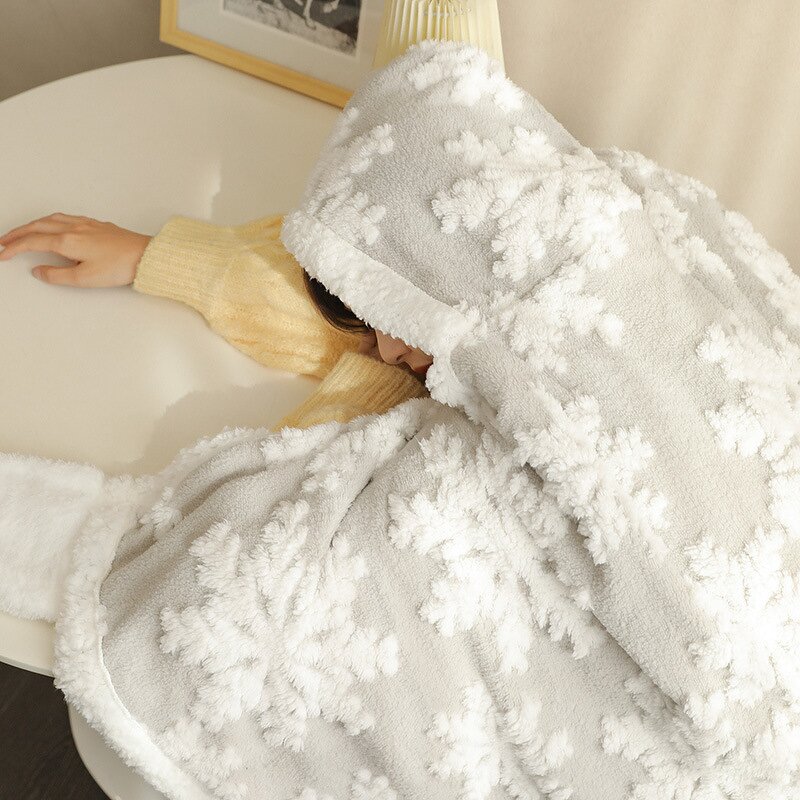 Hooded Blanket Manufacturer - Double Sided Flannel Animal Halloween