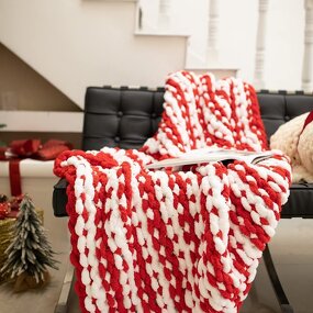 Weighted Blanket Supplier - Chenille Yarn Giant Knit for Insomnia