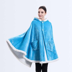 Wearable Blanket Factory - Super Soft Sherpa Sweatshirt Hoodie
