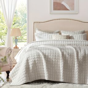 Bedspread Coverlet Manufacturer - Luxury Modern Velvet Quilt Bedding Set