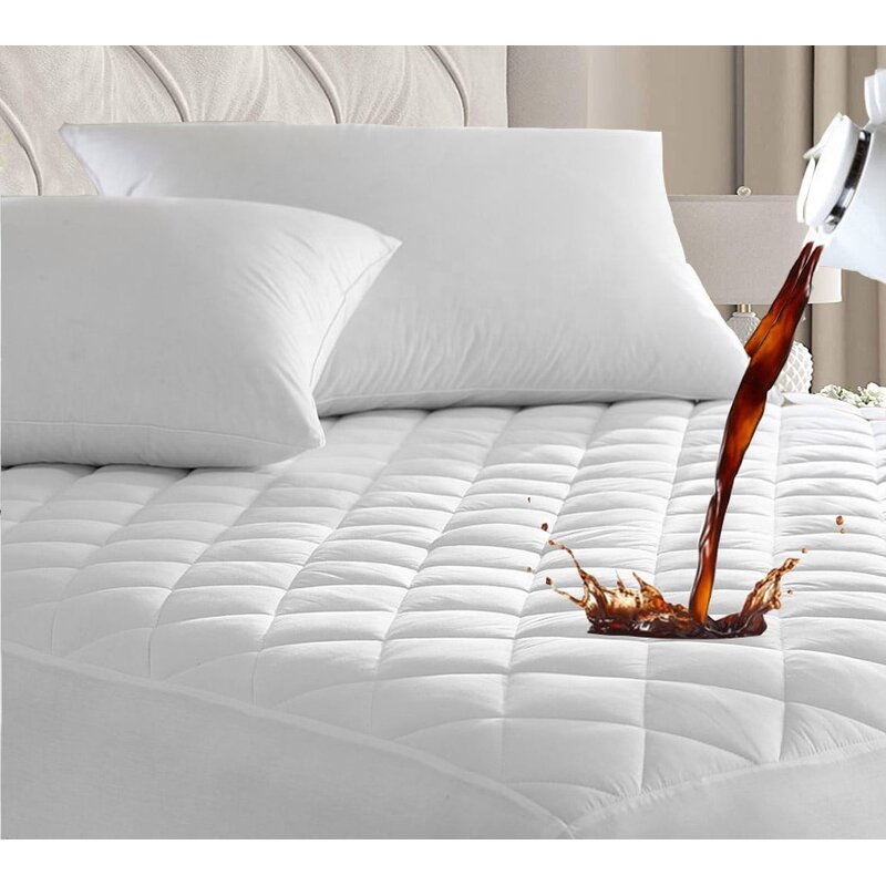 Mattress Protector Factory - White Queen Size Quilted Waterproof