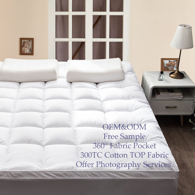 Mattress Topper Manufacturer - King Size Quilted Cooling Cotton Top