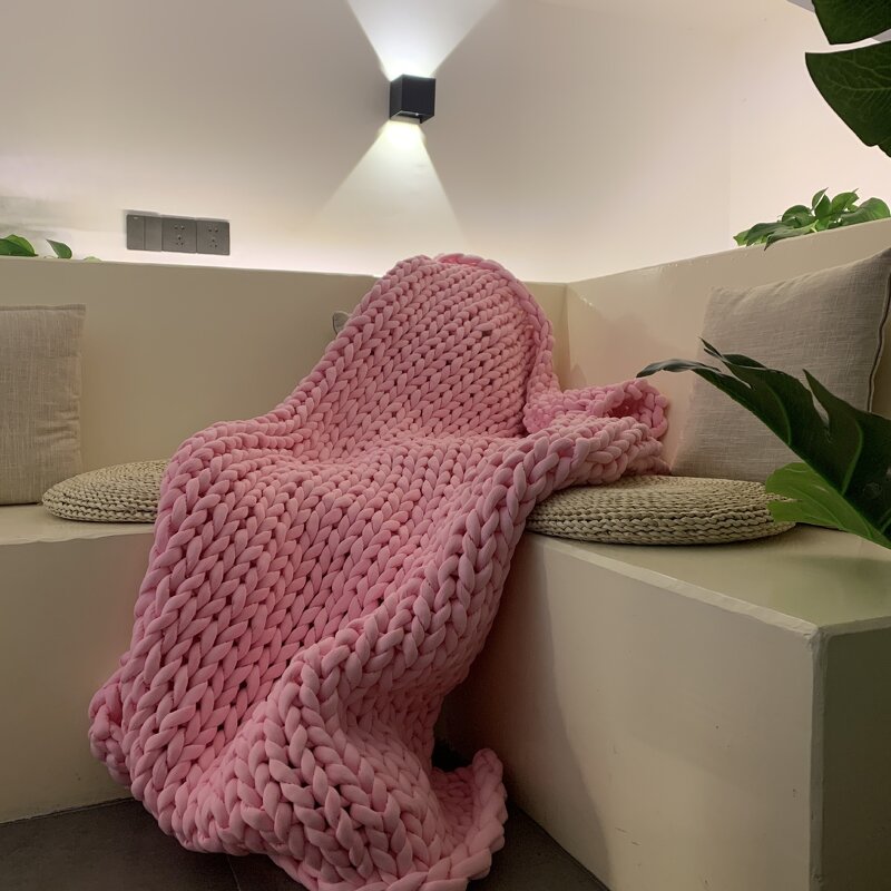 Weighted Blanket Factory - Travel Breathable Cable Knitted