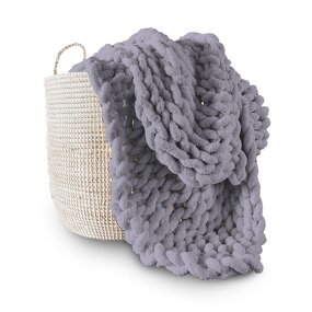 Knitted Blanket Supplier - Luxury Chunky Chenille Handmade Crochet