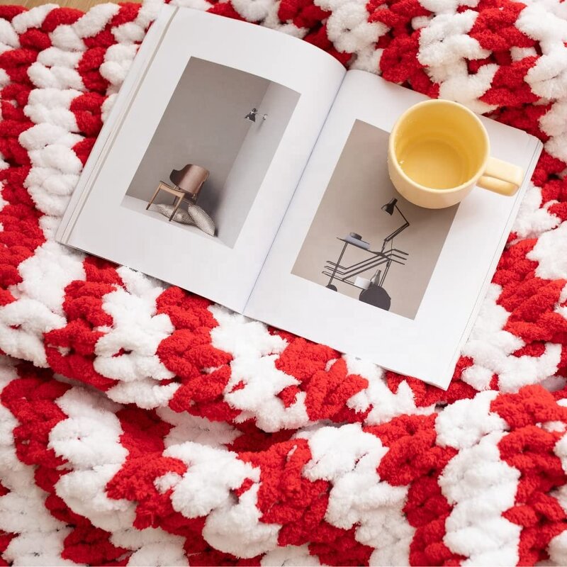 Weighted Blanket Supplier - Chenille Yarn Giant Knit for Insomnia