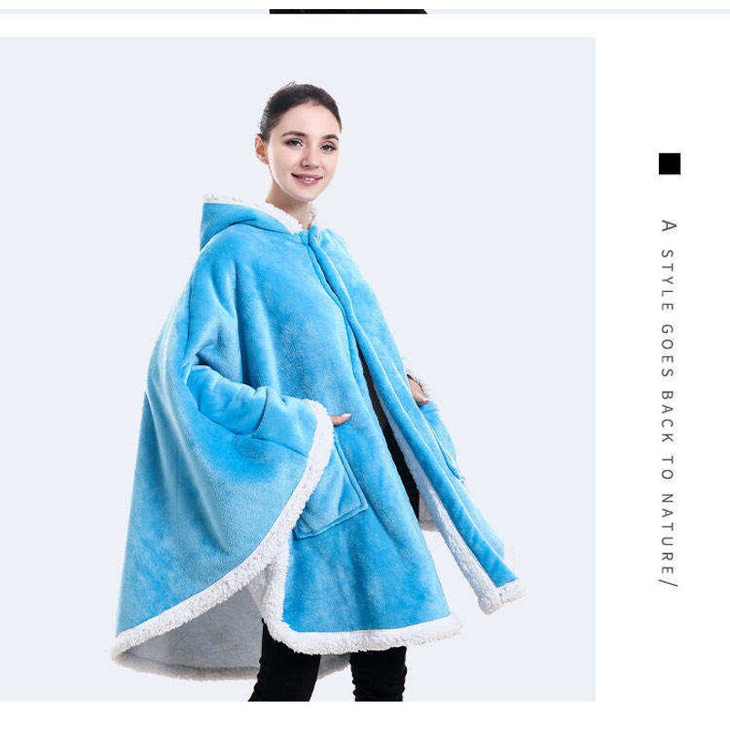 Wearable Blanket Factory - Super Soft Sherpa Sweatshirt Hoodie