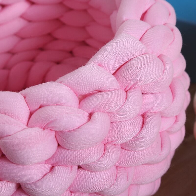 Pet Bed Manufacturer - Super Chunky Weaving Round Knitting Design